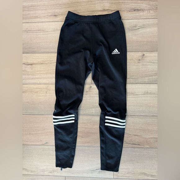 Adidas Response Climalite Pants running m medium women’s black athletic joggers - Picture 2 of 3